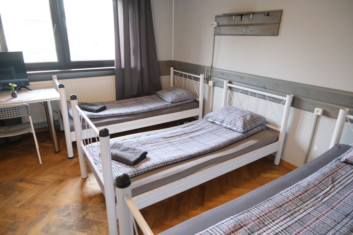 Pokój pracowniczy łóżka pojedyncze